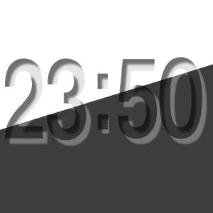 Emboss Clock Widget для Андроид